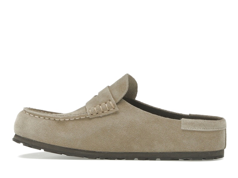 Birkenstock Naples Wrapped Suede Leather Taupe