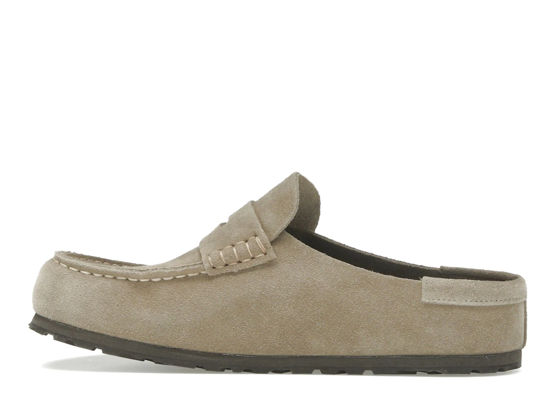 Birkenstock Naples Wrapped Suede Leather Taupe