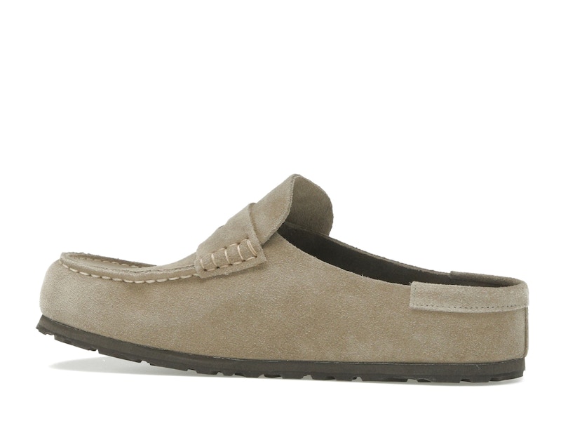 Birkenstock Naples Wrapped Suede Leather Taupe