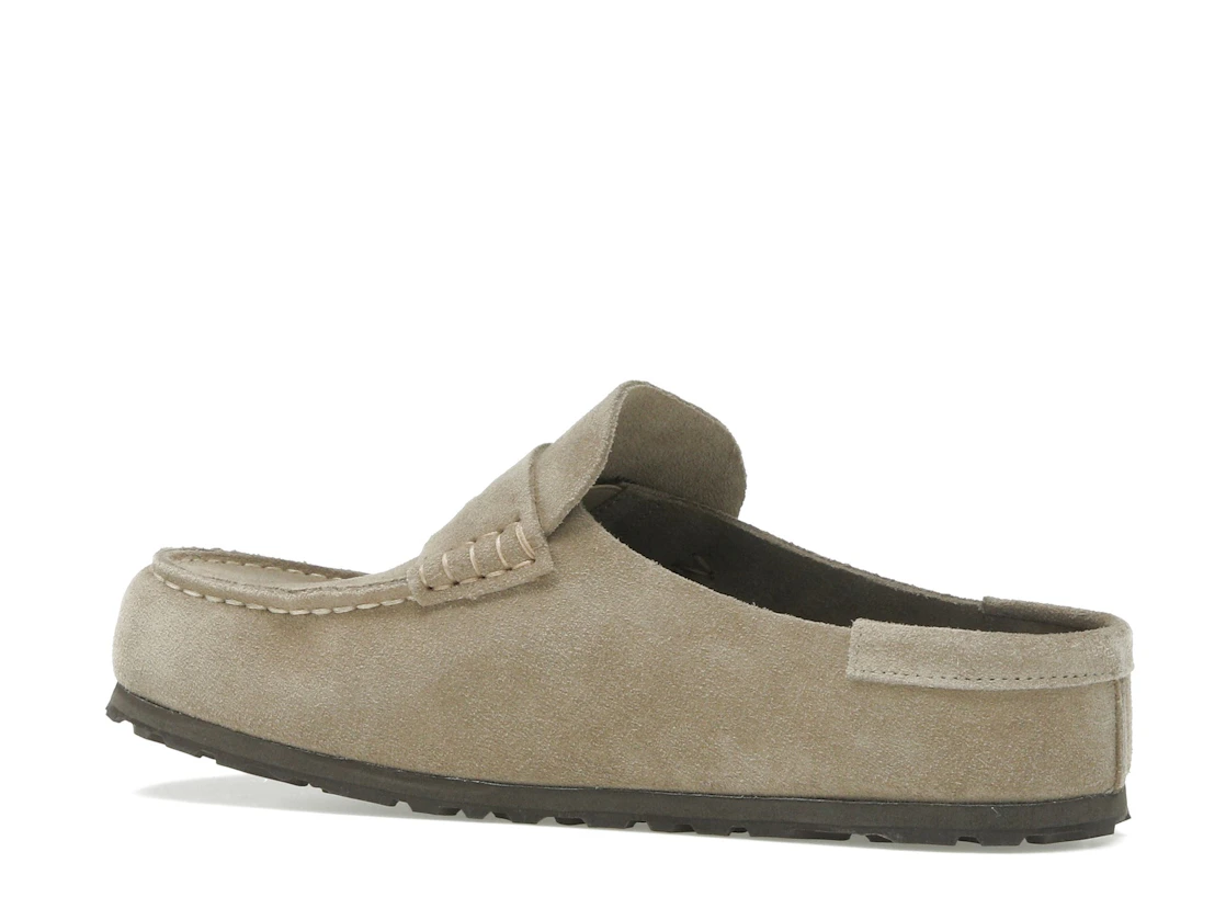 Birkenstock Naples Wrapped Suede Leather Taupe