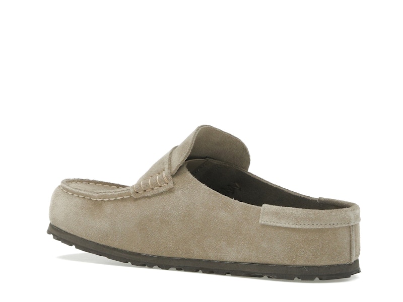 Birkenstock Naples Wrapped Suede Leather Taupe