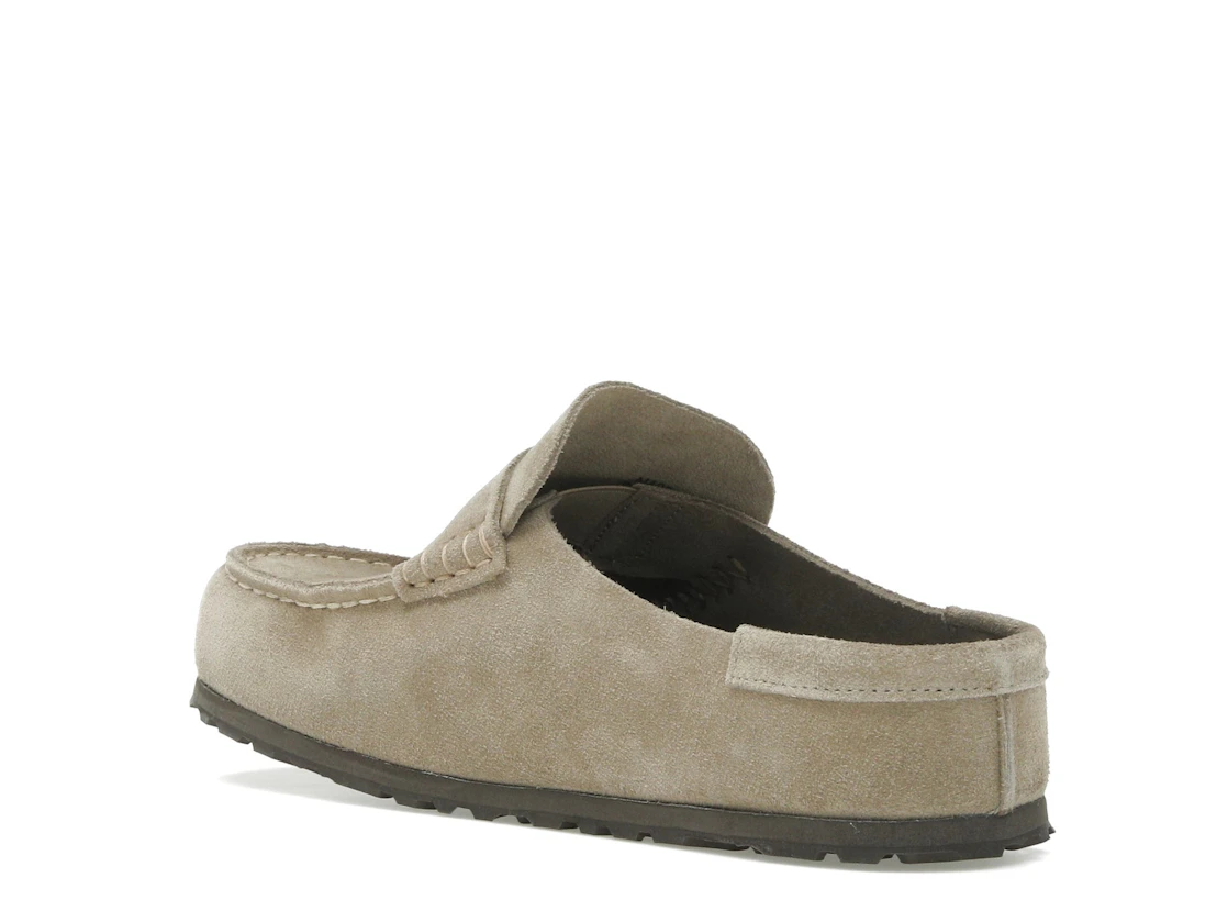 Birkenstock Naples Wrapped Suede Leather Taupe
