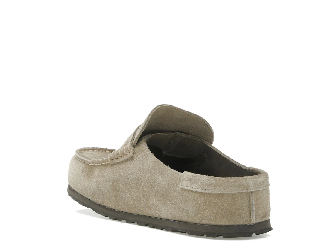 Birkenstock Naples Wrapped Suede Leather Taupe