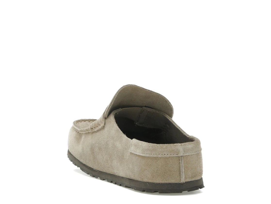 Birkenstock Naples Wrapped Suede Leather Taupe