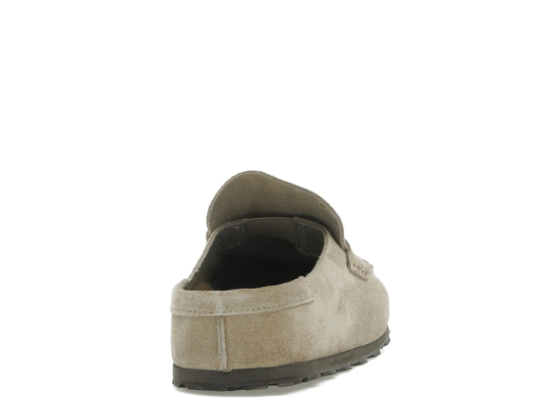 Birkenstock Naples Wrapped Suede Leather Taupe