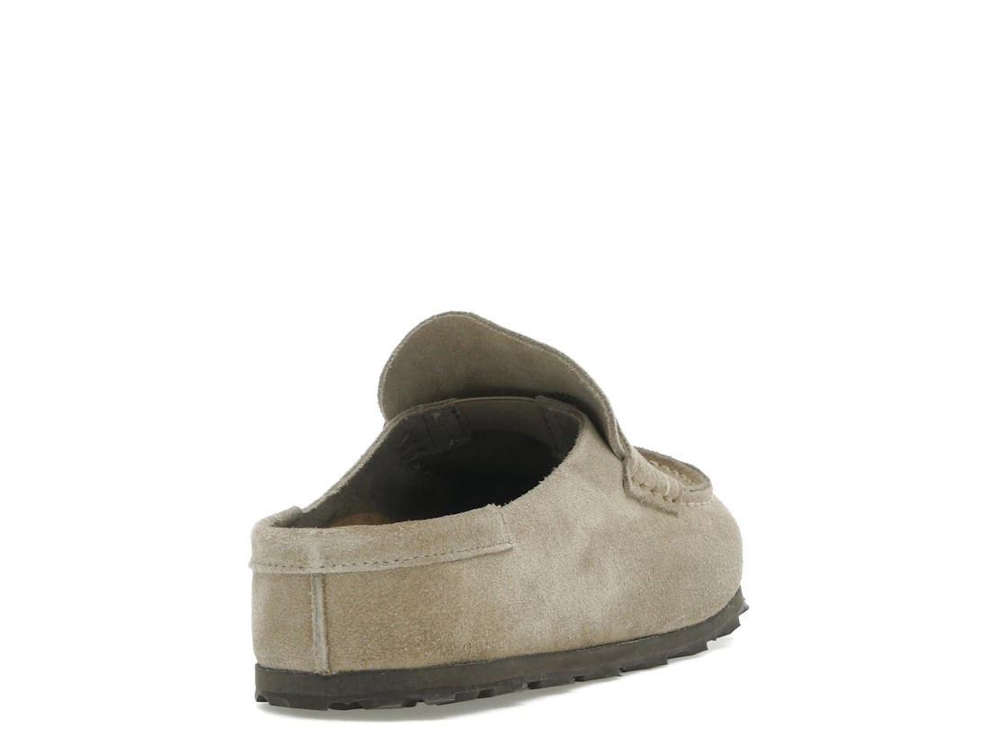 Birkenstock Naples Wrapped Suede Leather Taupe