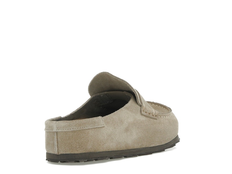 Birkenstock Naples Wrapped Suede Leather Taupe