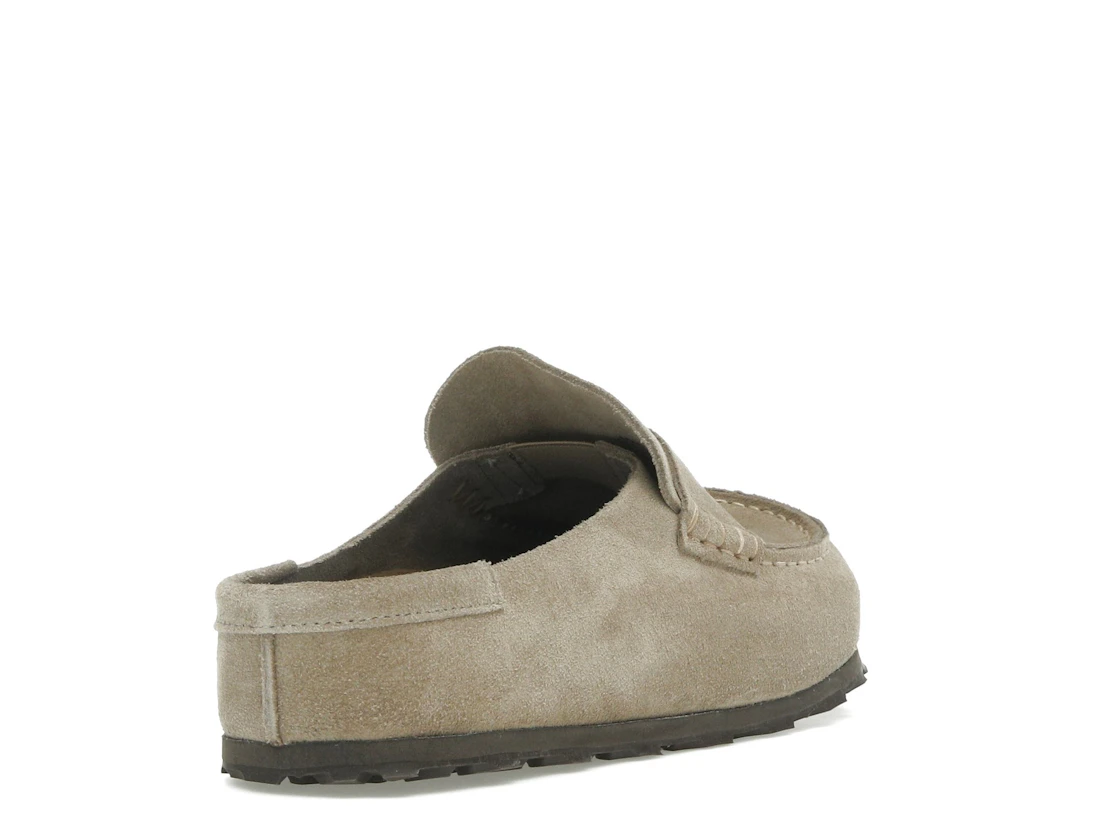 Birkenstock Naples Wrapped Suede Leather Taupe