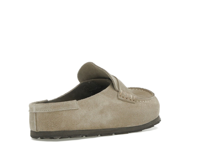 Birkenstock Naples Wrapped Suede Leather Taupe