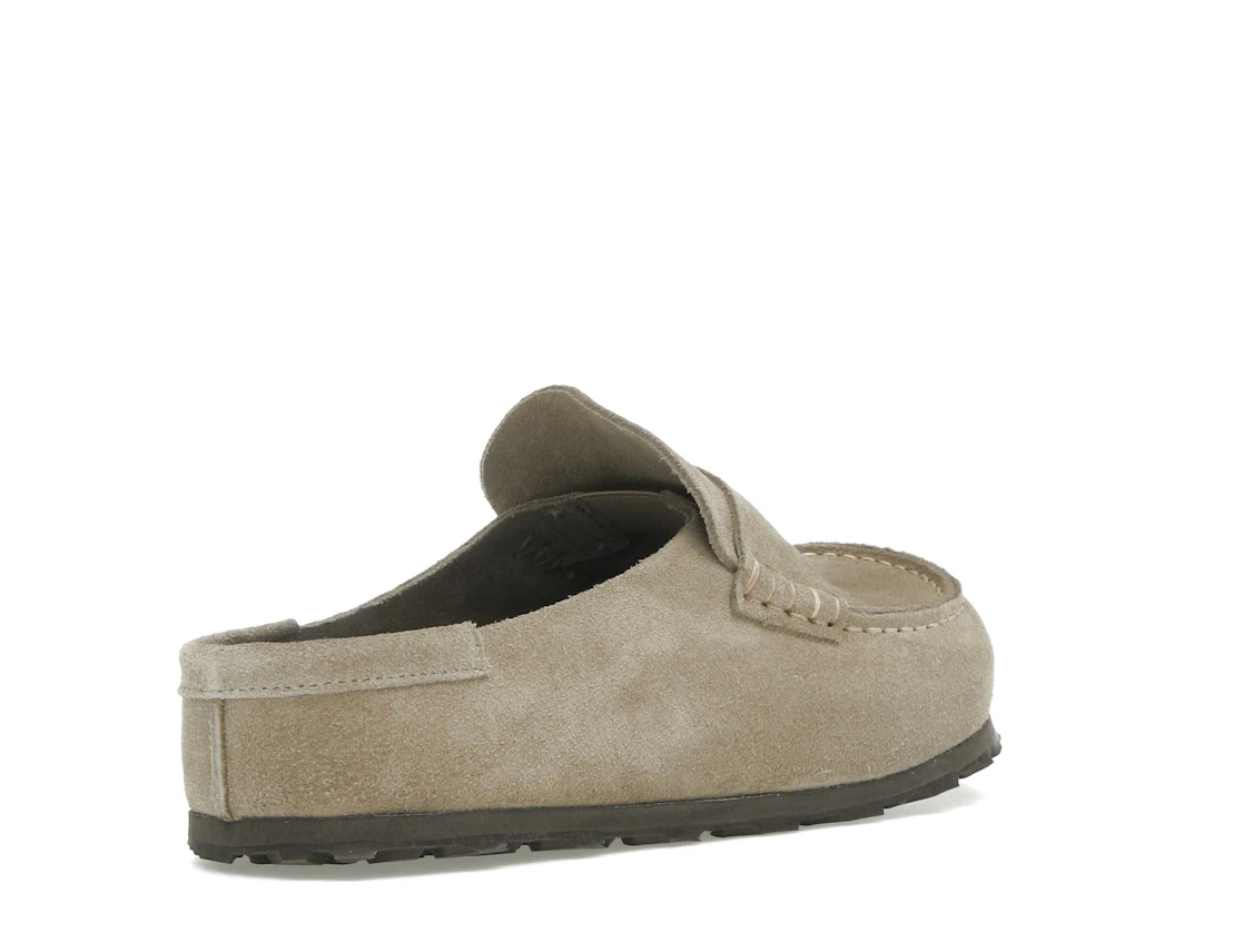 Birkenstock Naples Wrapped Suede Leather Taupe