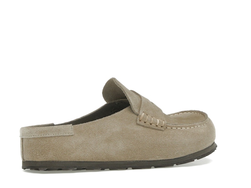 Birkenstock Naples Wrapped Suede Leather Taupe