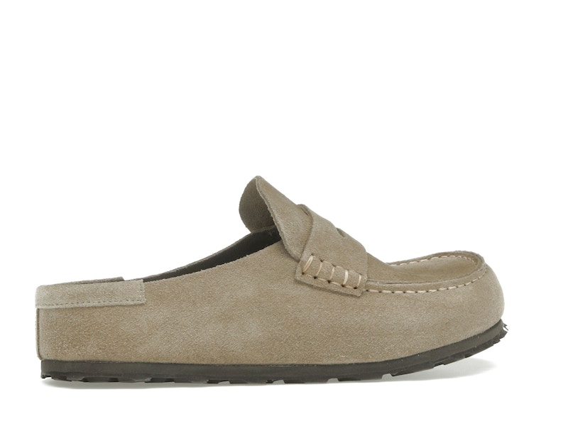 Birkenstock Naples Wrapped Suede Leather Taupe