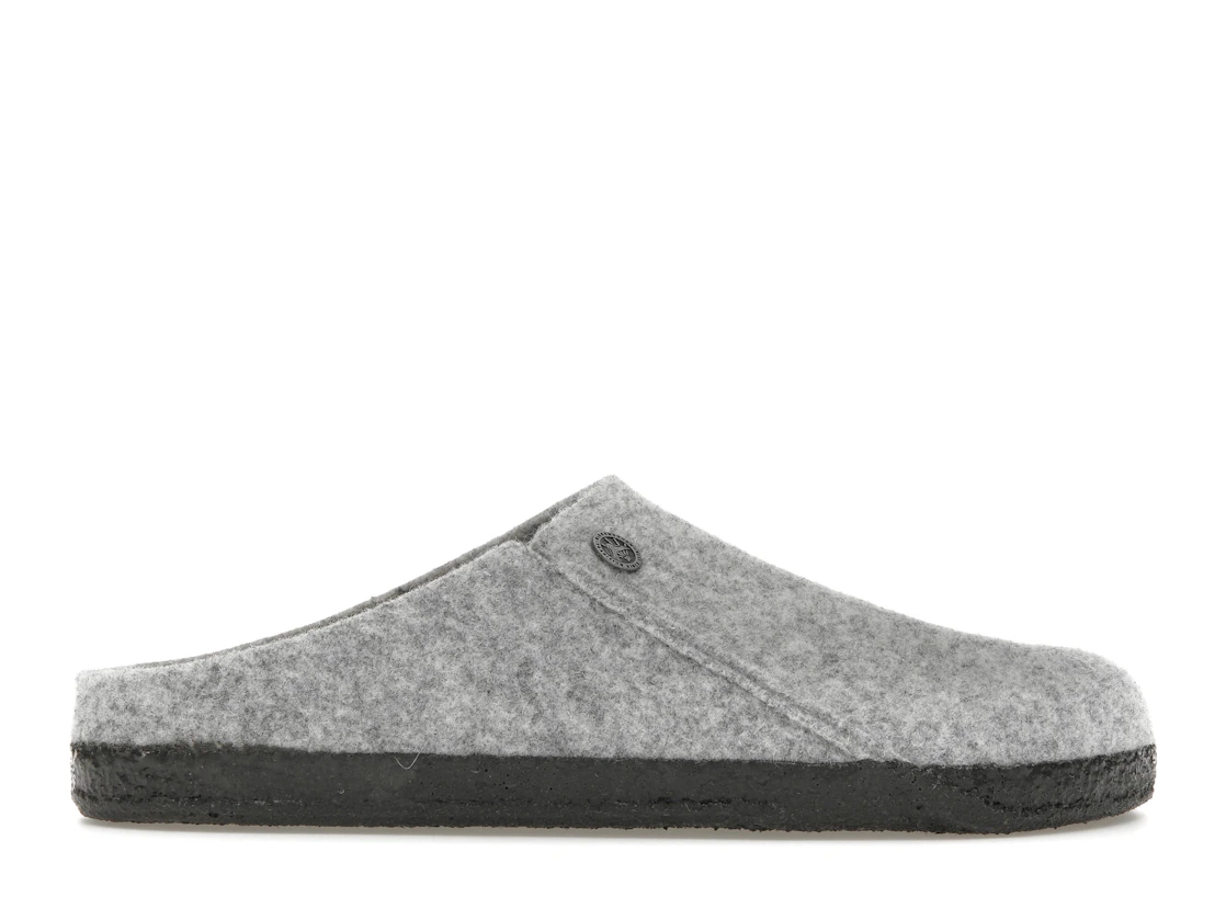 Birkenstock Zermatt Shearling Clog Wool Felt Light Gray