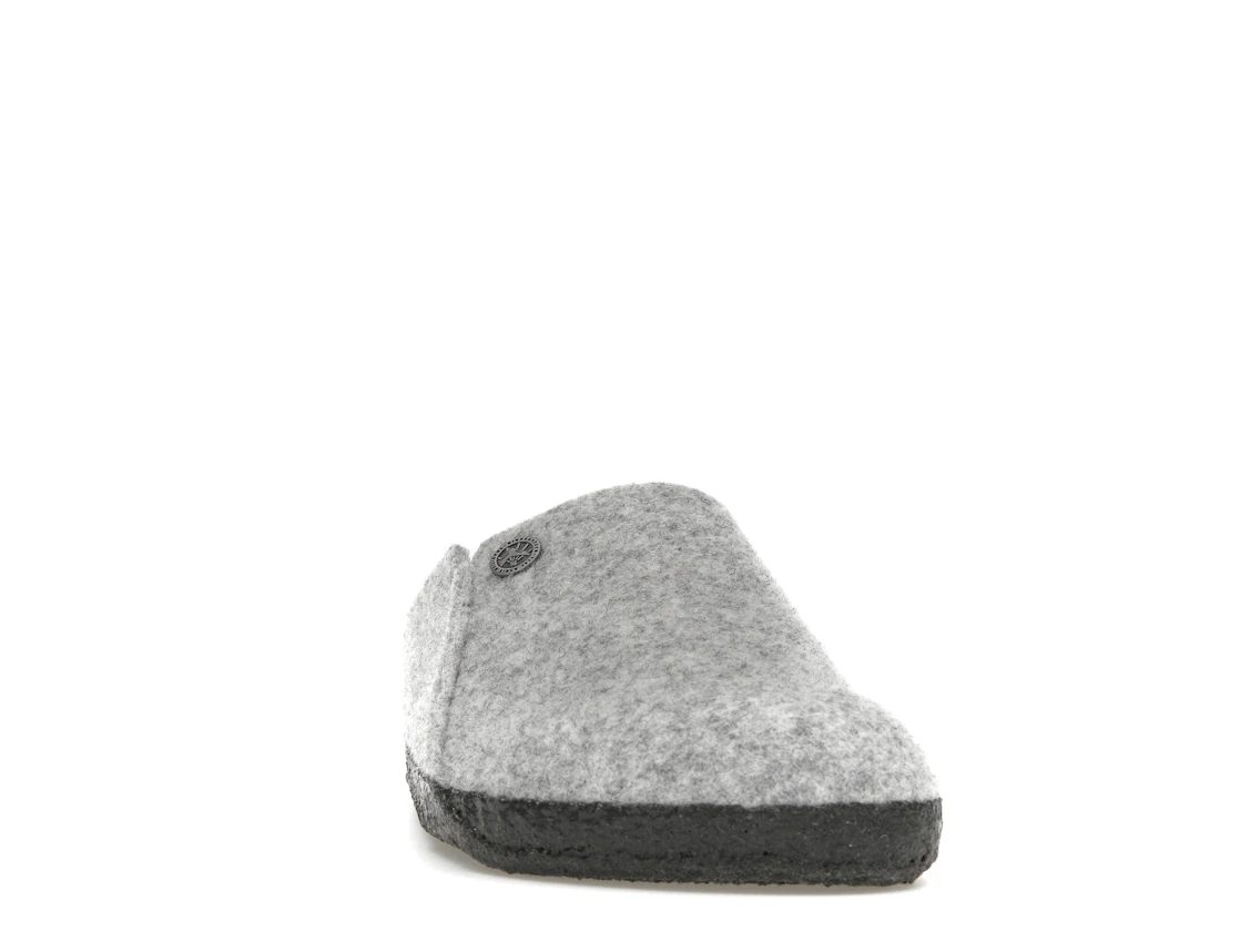 Birkenstock Zermatt Shearling Clog Wool Felt Light Gray