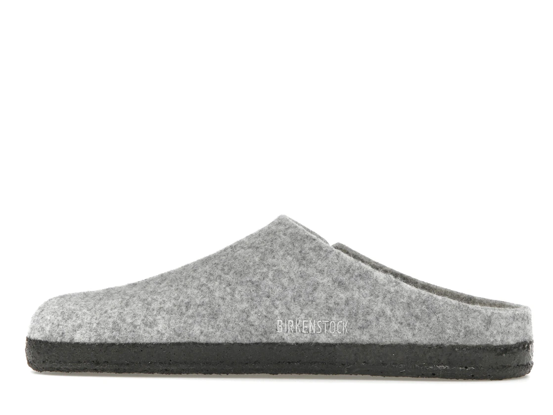 Birkenstock Zermatt Shearling Clog Wool Felt Light Gray