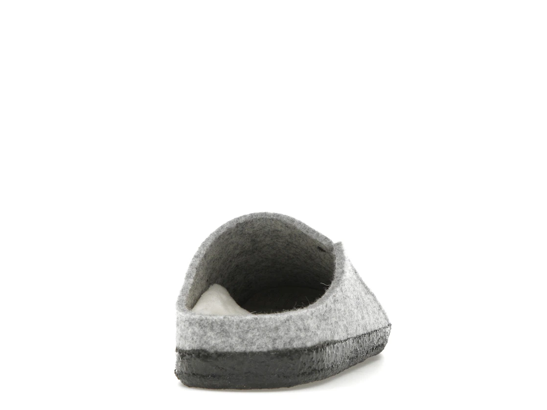 Birkenstock Zermatt Shearling Clog Wool Felt Light Gray