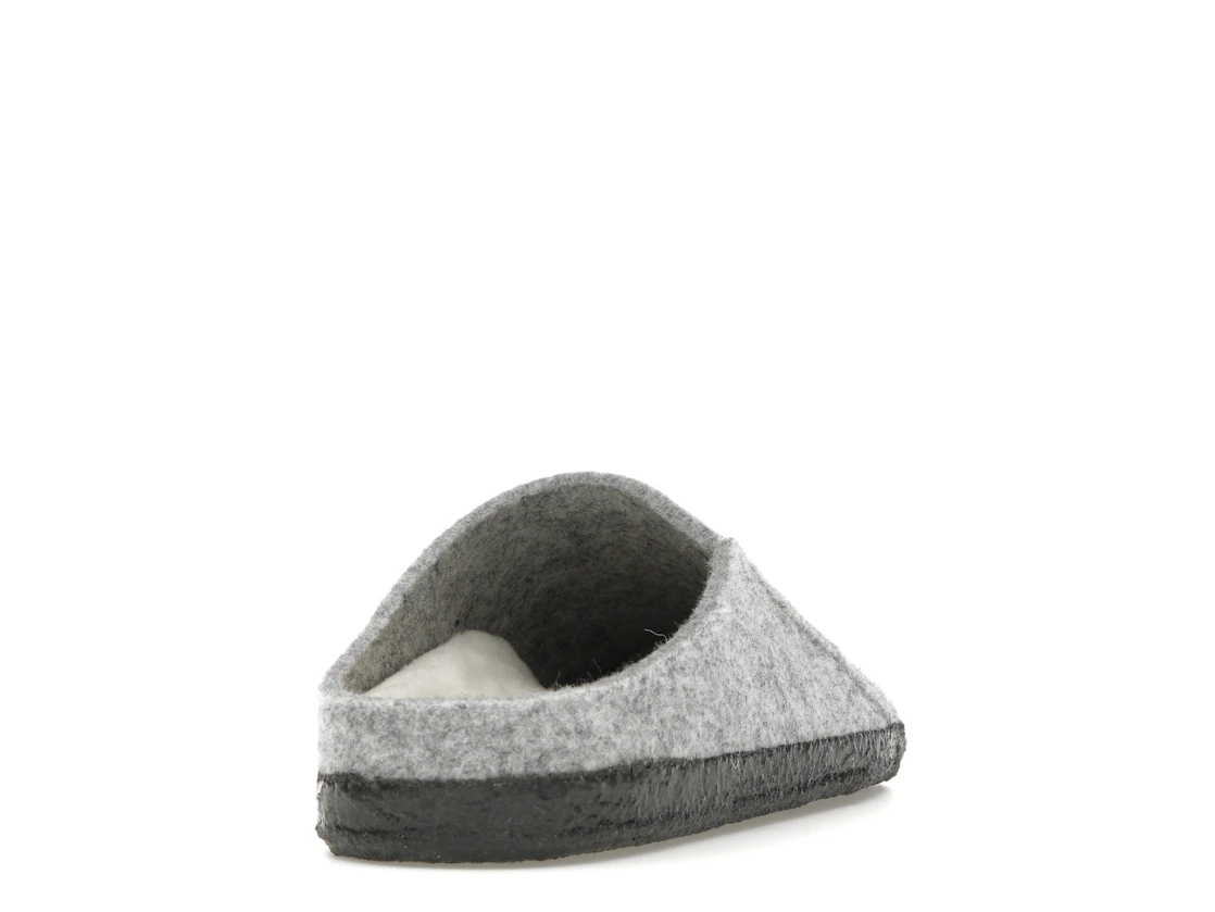 Birkenstock Zermatt Shearling Clog Wool Felt Light Gray
