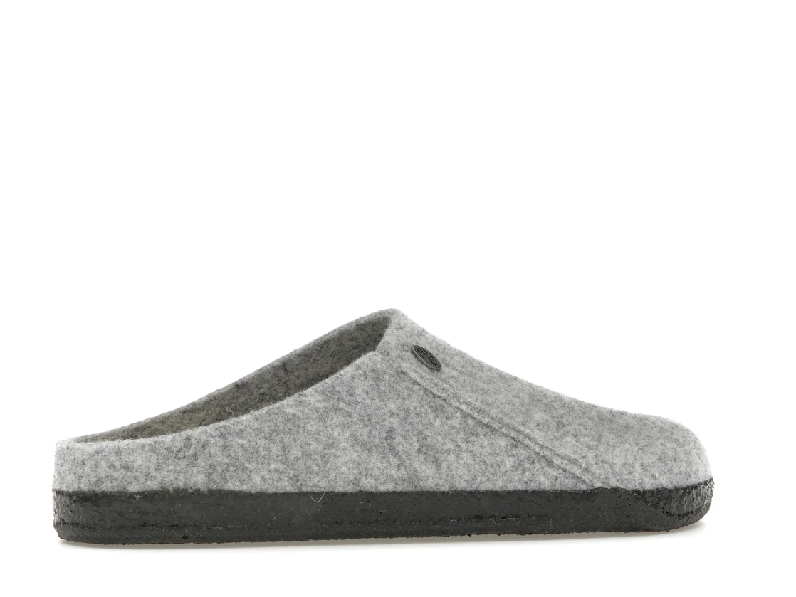 Birkenstock Zermatt Shearling Clog Wool Felt Light Gray