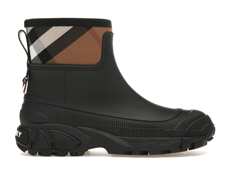 Short burberry rain clearance boots