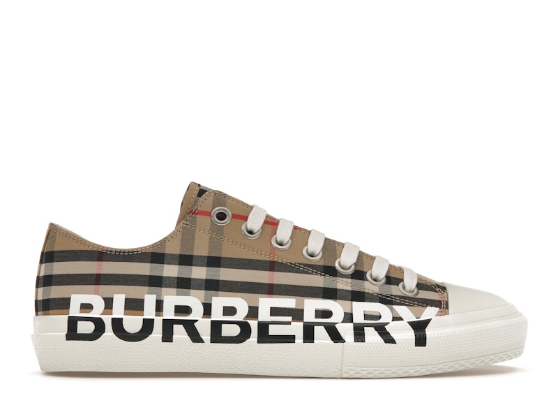 Vintage check clearance cotton sneakers burberry