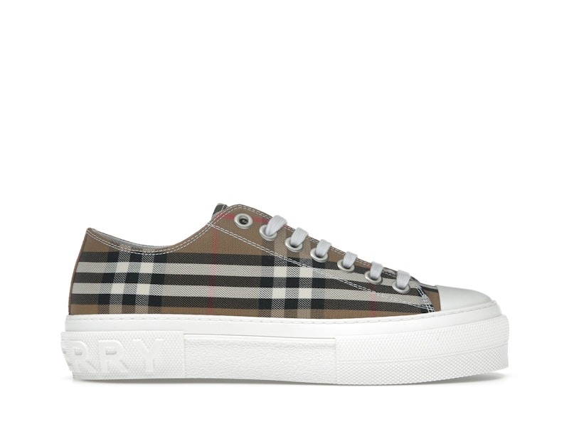 Burberry Low Top House Check Sneaker Taupe Brown (Women's