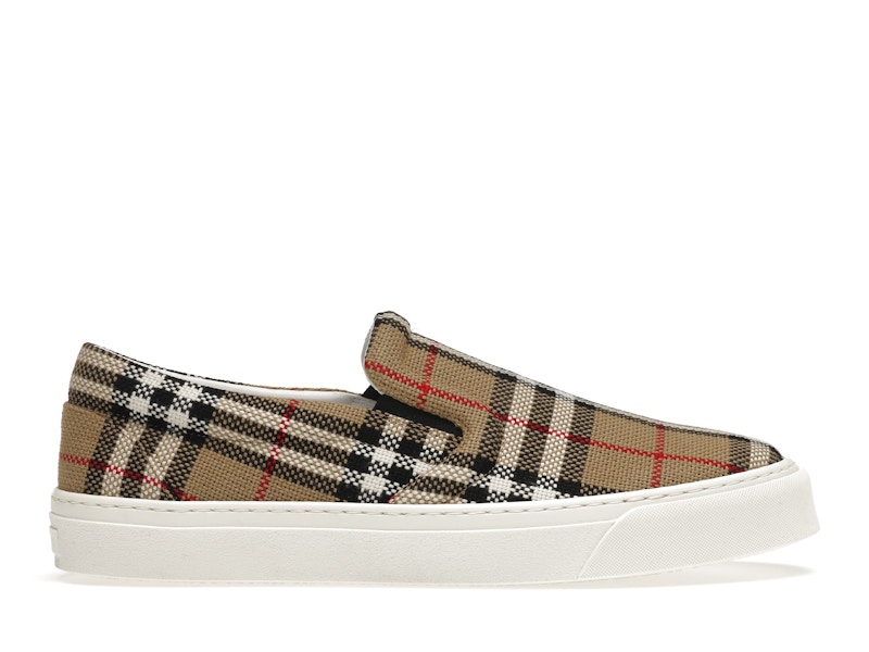 Burberry top print shoes