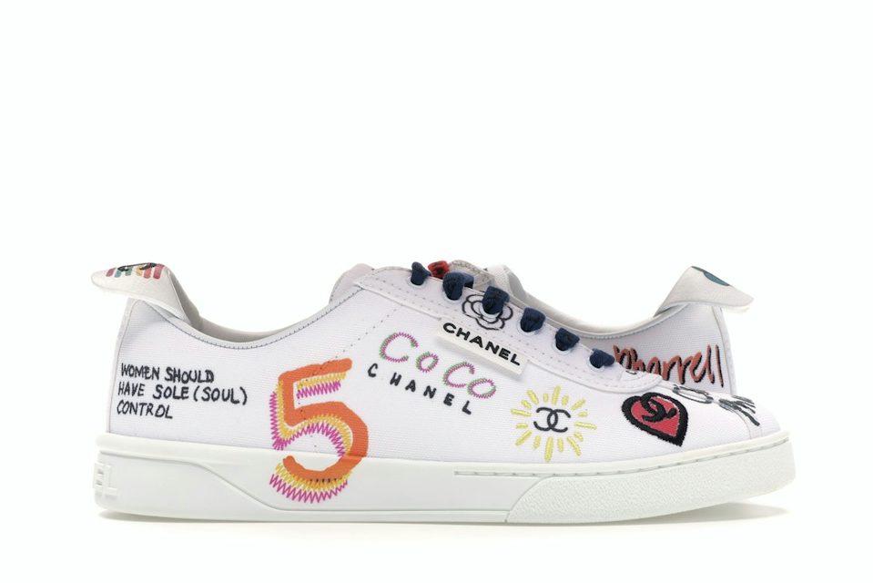 Chanel Sneakers Pharrell White Multi-Color (Women's) - 19D G34877X53027  C2340 - US