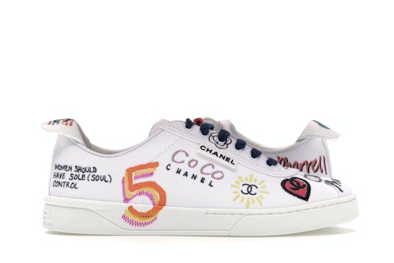 Chanel Sneakers Pharrell White Multi-Color (Women's) 0