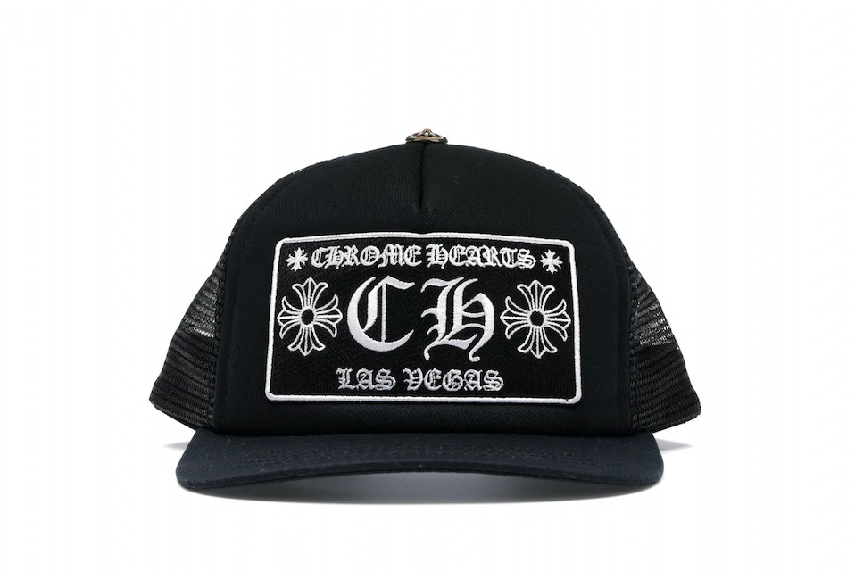 Chrome Hearts CH Las Vegas Trucker Hat Black/Black 0