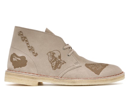 Clarks Desert Boot Bape Grey Embossed Men's 26149860 US