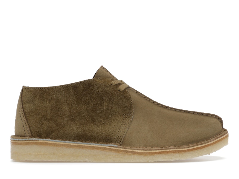 Clarks Desert Trek Dark Olive Combination Men's - 26176531 - US