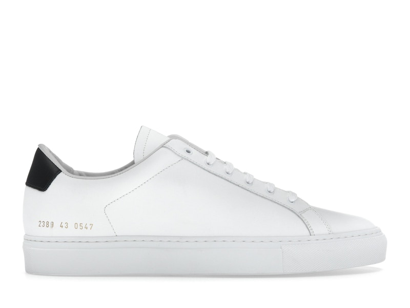【送料無料/新品】 Common Projects 2389 - Men's Black White Low Classic Retro 靴