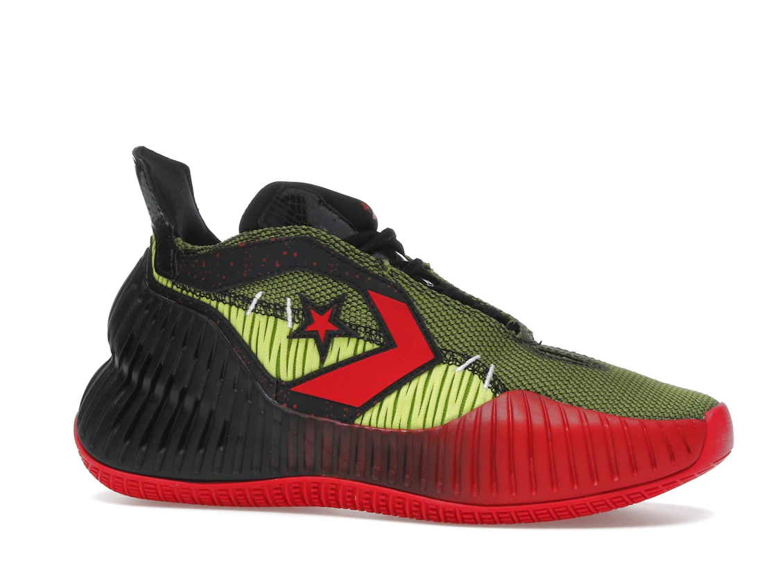 Converse All Star BB Prototype CX Mid Monster Clash Black Laser Lemon Red