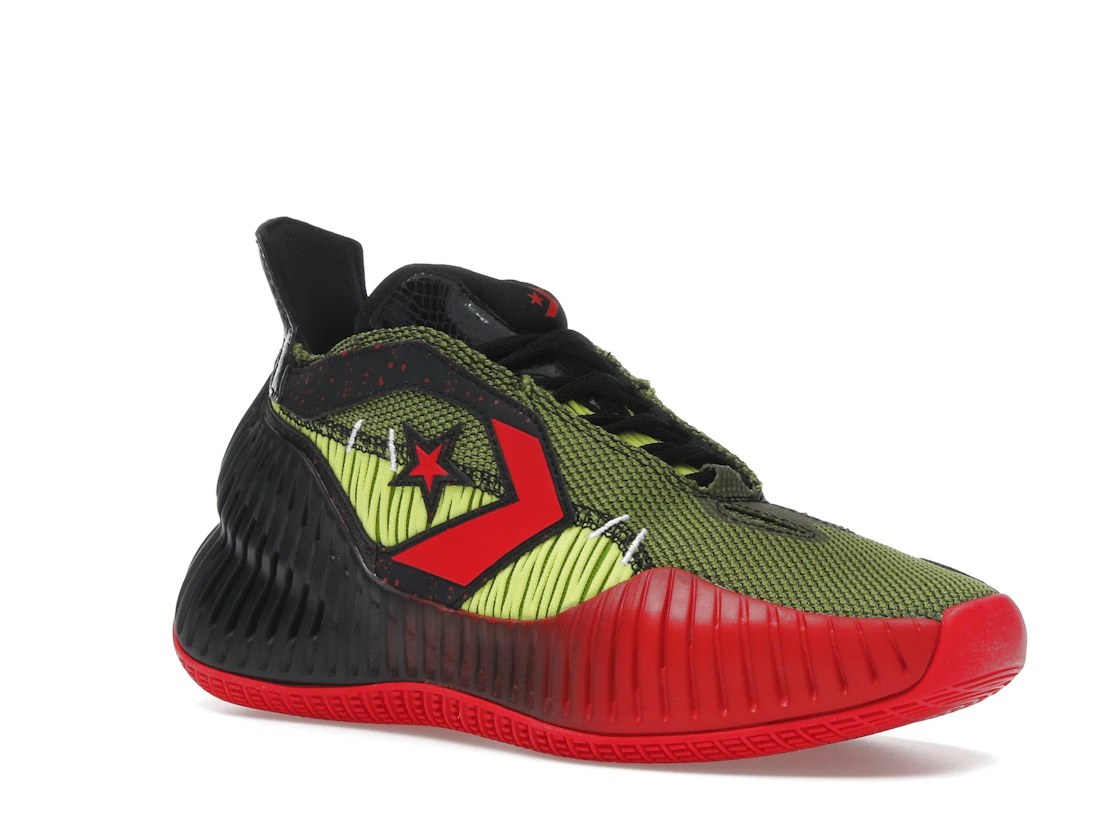 Converse All Star BB Prototype CX Mid Monster Clash Black Laser Lemon Red