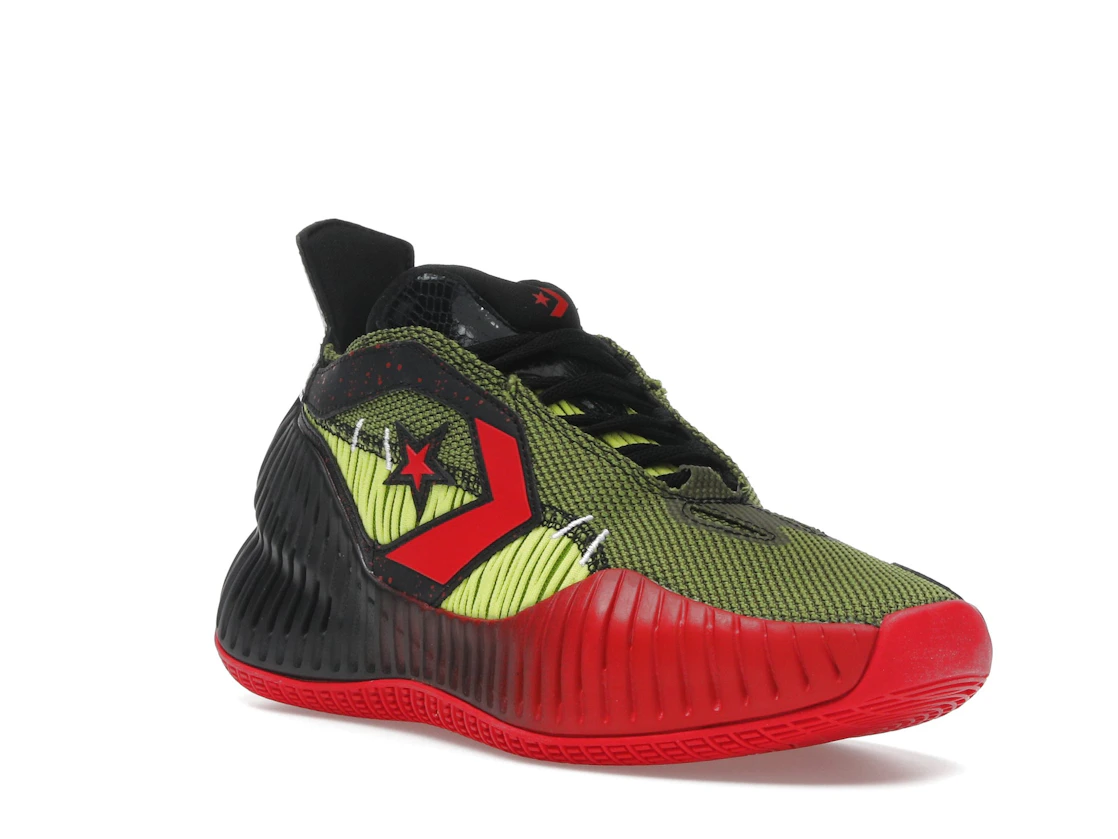 Converse All Star BB Prototype CX Mid Monster Clash Black Laser Lemon Red