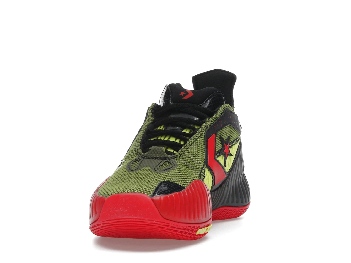 Converse All Star BB Prototype CX Mid Monster Clash Black Laser Lemon Red