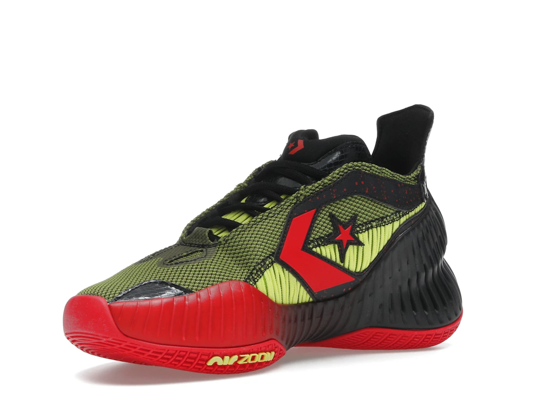 Converse All Star BB Prototype CX Mid Monster Clash Black Laser Lemon Red