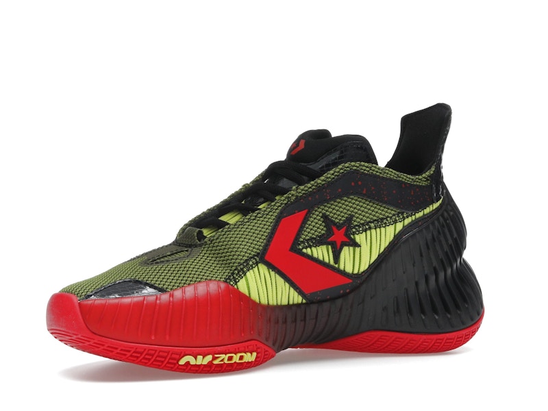 Converse All Star BB Prototype CX Mid Monster Clash Black Laser Lemon Red