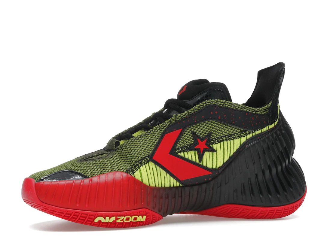 Converse All Star BB Prototype CX Mid Monster Clash Black Laser Lemon Red