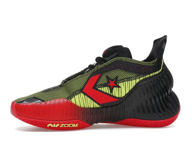 Converse All Star BB Prototype CX Mid Monster Clash Black Laser Lemon Red