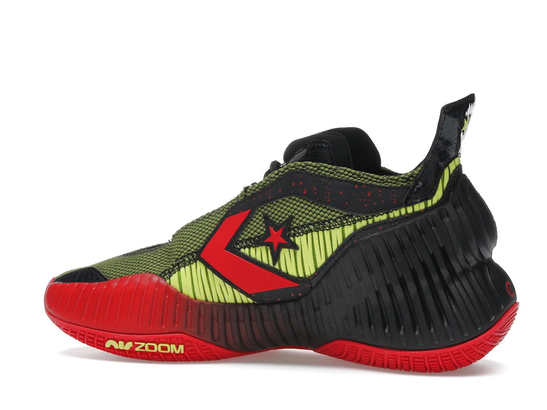Converse All Star BB Prototype CX Mid Monster Clash Black Laser Lemon Red