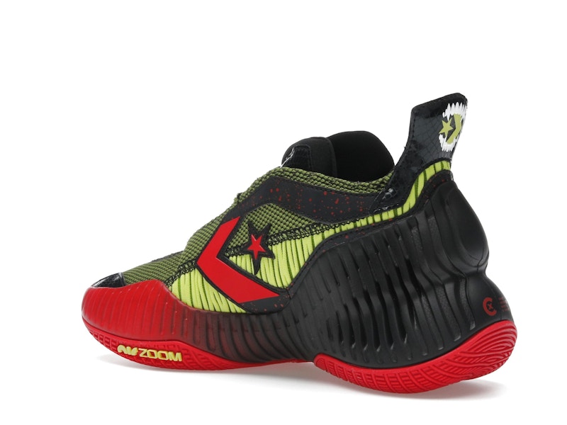 Converse All Star BB Prototype CX Mid Monster Clash Black Laser Lemon Red