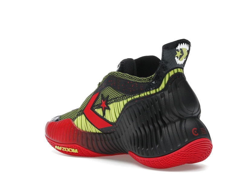 Converse All Star BB Prototype CX Mid Monster Clash Black Laser Lemon Red