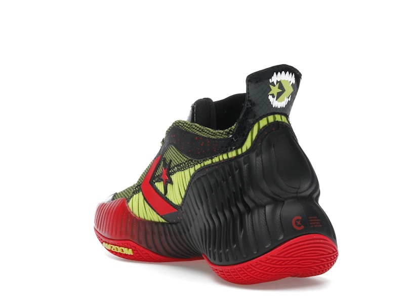 Converse All Star BB Prototype CX Mid Monster Clash Black Laser Lemon Red