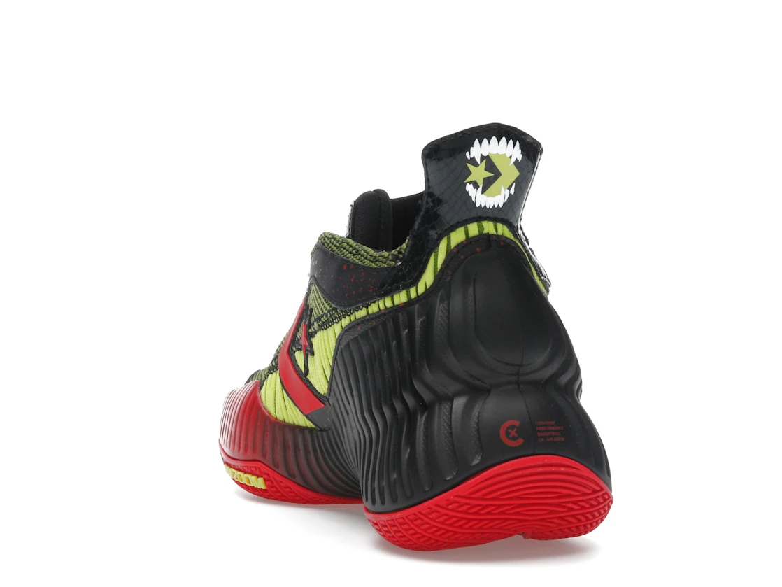 Converse All Star BB Prototype CX Mid Monster Clash Black Laser Lemon Red