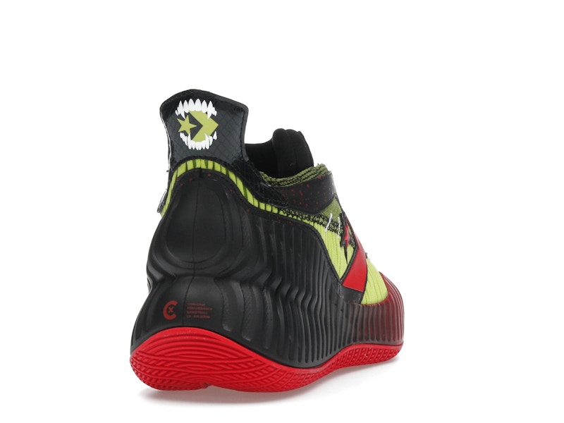 Converse All Star BB Prototype CX Mid Monster Clash Black Laser Lemon Red