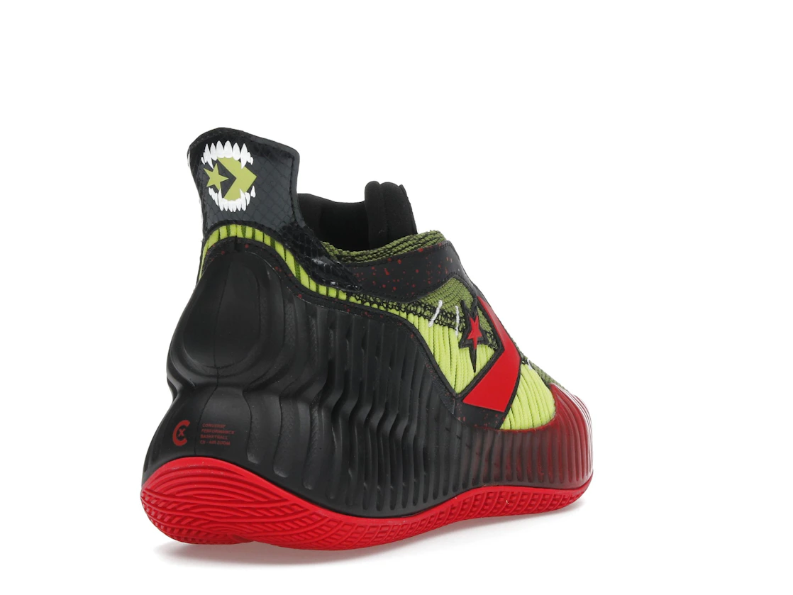 Converse All Star BB Prototype CX Mid Monster Clash Black Laser Lemon Red