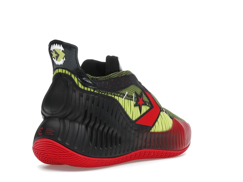 Converse All Star BB Prototype CX Mid Monster Clash Black Laser Lemon Red