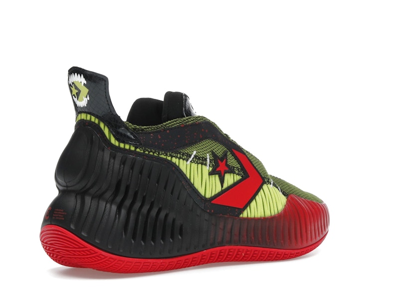 Converse All Star BB Prototype CX Mid Monster Clash Black Laser Lemon Red