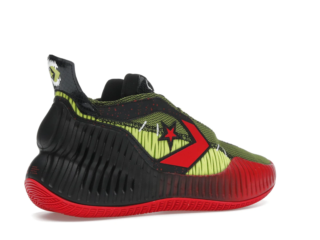 Converse All Star BB Prototype CX Mid Monster Clash Black Laser Lemon Red